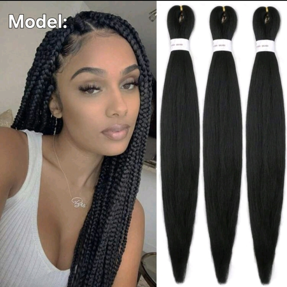 Pre-Stretched Braiding Hair 20"  - 7 Packs Of Braiding Hair